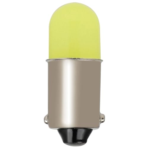 LBRST 10x BA9S White LED Bulb 12V/24V-40MA-40LM Car Dashboard Gauge Speedometer Odometer Bulb