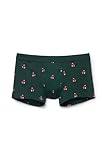 Intimissimi Man's Scooter Print Natural Fresh Cotton Boxers in Green, Size M