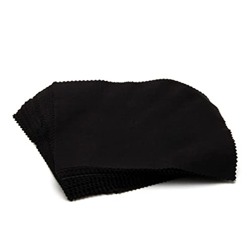 NOLITOY 100個 メガネ拭きクロス メガネクリーナーワイプ 眼鏡布 レンズクリーニングワイプマイクロファイバー サングラスクリーニングクロス レンズクリーンクロス Black