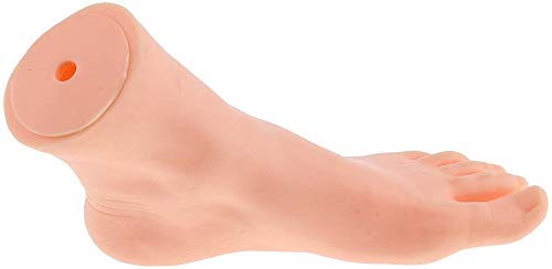Taotenish 1 Piece Female Foot Mannequins Silicone Female Left Feet Mannequin Dummy Foot Model Socks Shoes Toe Rings Shop Retail Display thumb #4