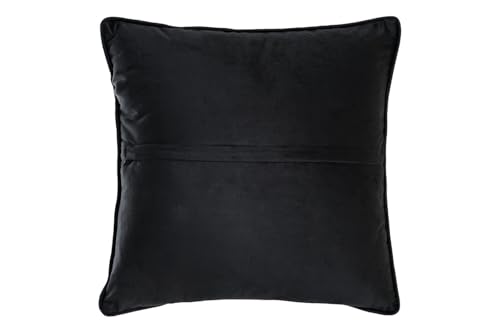 Coussin broderie noire haut de gamme 45x45 600g