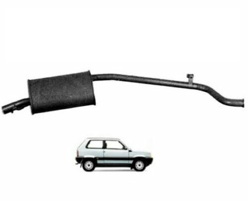 marmitta scarico per panda 141 4x4