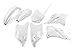 Ufo Plast Kit Bianco Kawasaki Kx 85 2022-2024 - 3
