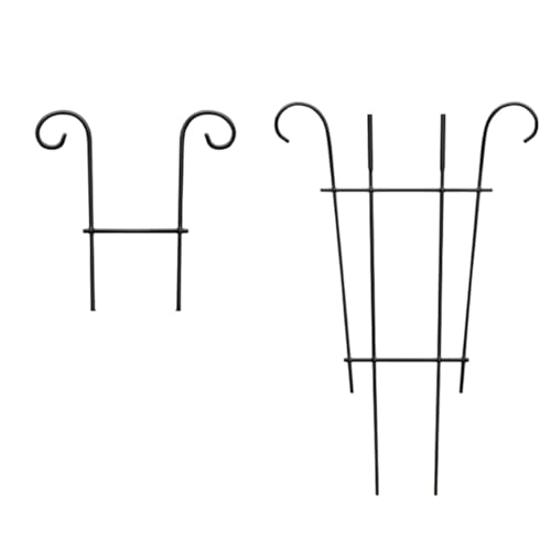 Seyrnicay Soporte para plantas en maceta, marco de soporte para plantas en macetas de interior, soporte multiusos para plantas trepadoras para orquídeas, madreselva, rosas, jazmín