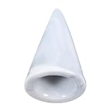 Ipetboom Ceramic Cone Ring Stand Jewelry Display Holder Fashionable Ring Organizer for Jewelry for Home Decor and Accessories