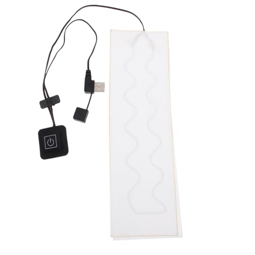 UKCOCO Scalda Sciarpa Da Collo Usb in Fibra Di Carbonio, Tappetino Riscaldato Elettrico Regolabile a 3 Temperature, Scaldacollo Invernale Morbido e Confortevole Per Uso Outdoor e Indoor