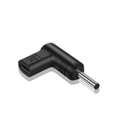 Type-c変換 5.5×2.5mm(15v),type-c Dc 変換, タイプCメス-DCアダプター, 19.5ボルトUSBアダプター, DC5.5x2.5mm / 5.2x2.1mm / 4.8x1.7mm / 4.0x1.7mm / 3.5x1.3