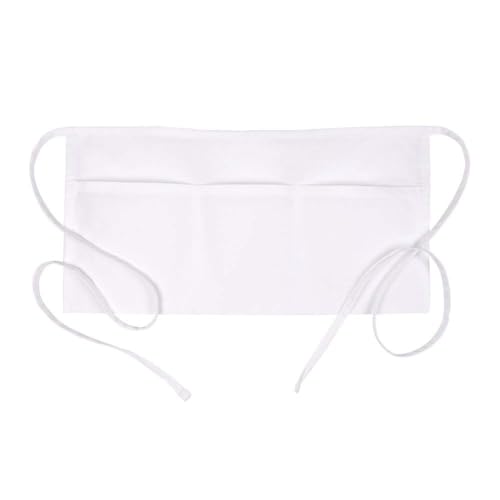 FAME Original 3 Pocket Waist Apron - F9 - White (WFA18135WH)