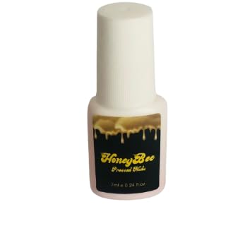 7mlg, Non-Toxic, EnhancedBond Adhesive - Advanced Formula for Stronger, Faster, and Flawless Nails, Liquid With Brush, Strong for Acrylic and Nail Art