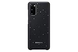 Samsung LED Smartphone Cover EF-KG980 für Galaxy S20 | S20 5G Handy-Hülle, LED-Benachrichtigungen, Lichteffekte, Schutz Case, schwarz - 6.2 Zoll