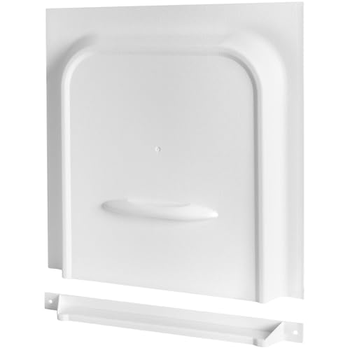 luxlead RV Screen Door Slider 12 White Panel with Slide Stop Fit for RV Trailer Camper Motor Home Cargo Trailer