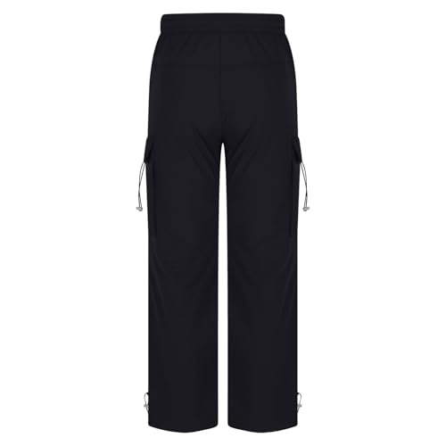 Men's Baggy Cargo Pants Trendy Casual Parachute Pants Oversized Loose Fit Casual Joggers Y2K Pant with Pockets4