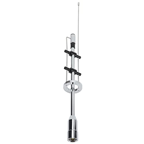 Keenso 1 peça 120W 50Ω Antena montada no veículo forte à prova de ferrugem ABS + metal de substituiç