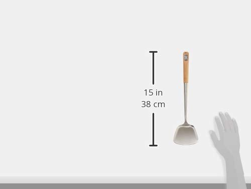 Tablecraft Bamboo Handle Wok Spatula, 14.5-Inch #TOP4