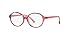 Ray-Ban Kids' Ry1901f Low Bridge Fit Round Prescription Eyewear Frames, Transparent Fuchsia/Demo Lens, 48 mm