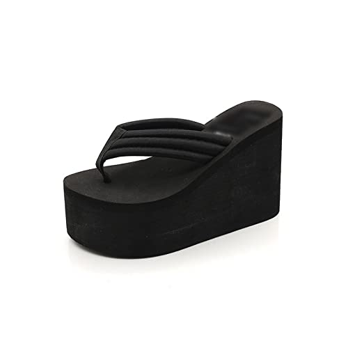 Tongs compensées pour femmes idéales pour les vacances et la plage