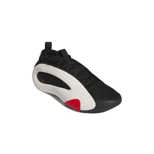 adidas Unisex-Adult Harden Volume 8, Cloud White/Black/Better Scarlet, 9