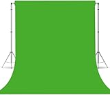 ALFASIYA® Green Color 6 X 8 Feet Backdrop Background for Studio Backdrop - Camera Accessory (Green (6 X 8 Ft))