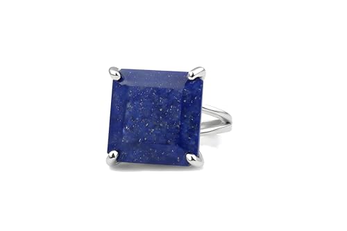Bague Lapis Lazuli Argent 925 fait main disponible de la taille 3 à la taille 12.5