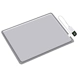 Tappetino Riscaldante Piedi，con 9 Livelli di Calore，Funzione Timer（2-12h）, Pannello Riscaldante a Infrarossi 220V，90x60cm， Riscaldamento Casa, Scaldapiedi Elettrico Piedi per Casa a Ufficio