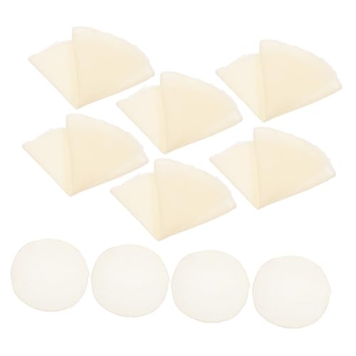 Homoyoyo 20 Piezas De Gasa De Algodón Para Vaporera Forros Redondos Para Vaporera Almohadilla Para Cocinar Dim Sum Tapete De Malla Y Forro De Malla Transpirable Beige