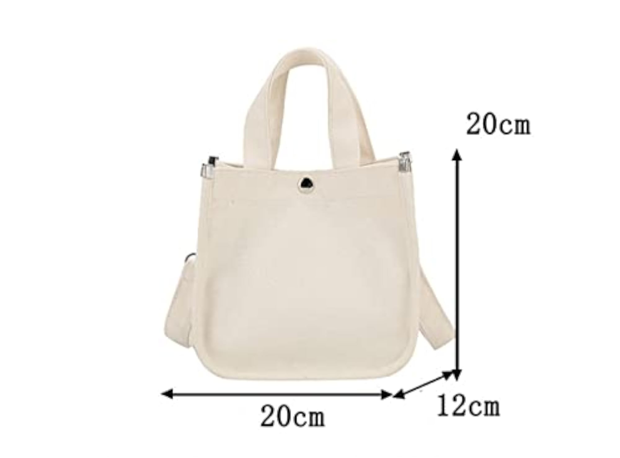 Canvas Handbag, Large Capacity Leisure Shoulder Strap