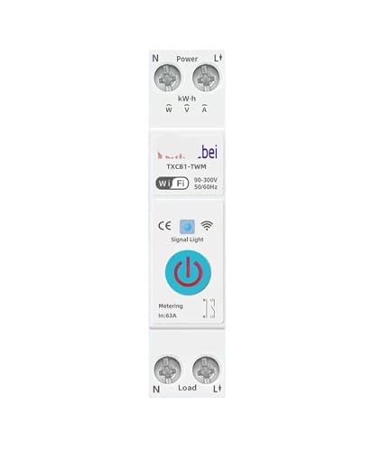 Disjoncteur interrupteur intelligent Wi-Fi programmable avec minuterie domotique rail DIN