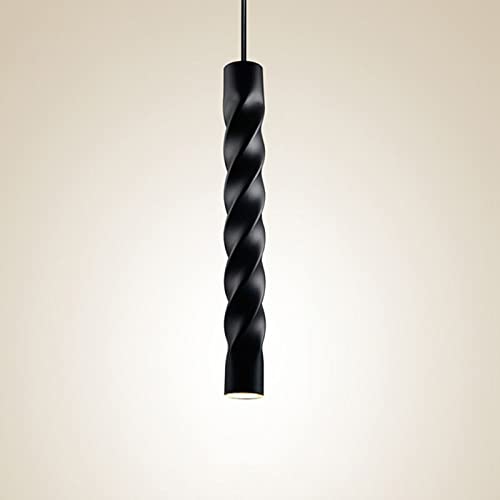 Lámpara colgante de tubo largo metálica de alta calidad con iluminación LED 5W