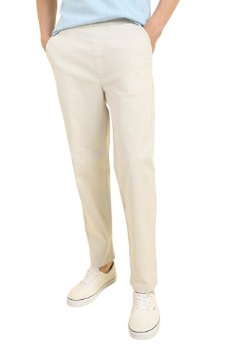 Image of Allen Solly Men's Cargo Pants | Regular Fit | Pull-Up Elastic Waist | Multi-Pocket Design | Travel & Outdoor Wear