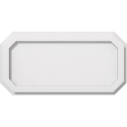 Ekena Millwork CMP18X9ED Emerald Architectural Grade PVC Contemporary Urethane Ceiling Medallions 18"W x 9"H x 6 1/4"C x 1"P