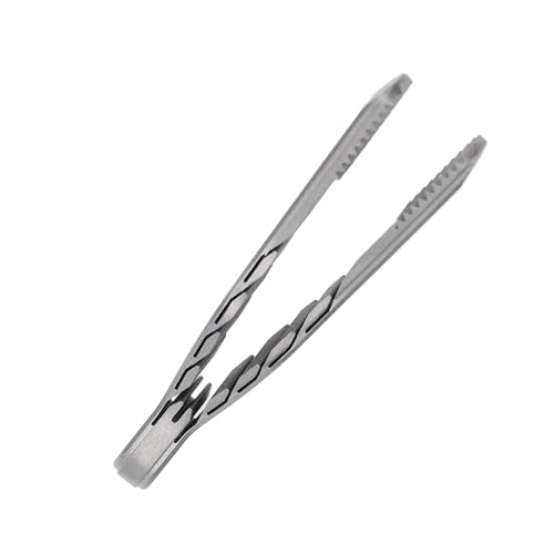 Mini Pinza, Llavero, Herramienta EDC de Aleación de Titanio con Diseño Antideslizante, Portátil y Liviana, Diseñada para Recoger Cabello y Cejas, Adecuada para Exteriores,