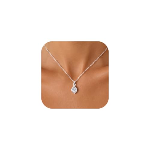 Image of Turandoss Infinity Necklace for Women Teen Girls, Jewellery Gifts