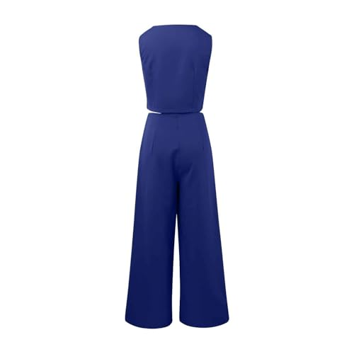 Ensemble décontracté avec pantalon large élégant et confortable - 4
