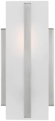 Generation Lighting 4154301EN3-962 Dex Vanity, 1-Light 9 Watts, Brushed Nickel Silver_Parent