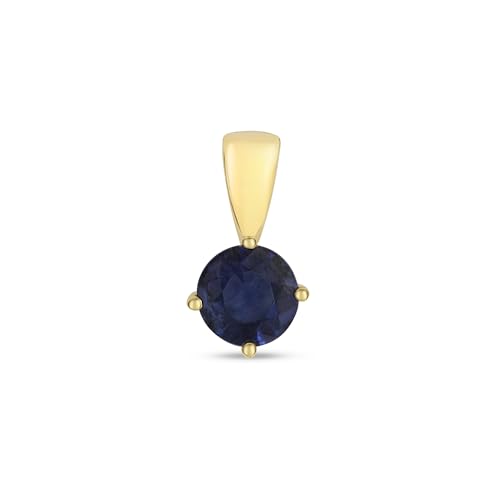 Pendentif saphir or 375/1000 à porter du bureau aux dîners élégants en ville