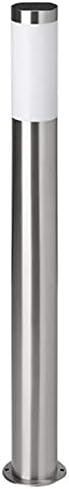 CGC Stainless Steel Silver Tall 1 Metre Outdoor Post Bollard Outdoor Light Indoor Garden Patio Porch Door Conservatory Decking Shed
