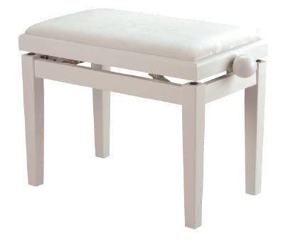 AMADEUS (Accesorios) - BANQUETA REGULABLE PARA PIANO BLANCO MATE PB007 - PB007