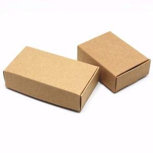 BOTAD® Plain Corrugated Small Boxes 4.5 inch x 4.5 inch x 1.5 inch - Pack of 50 Boxes 1