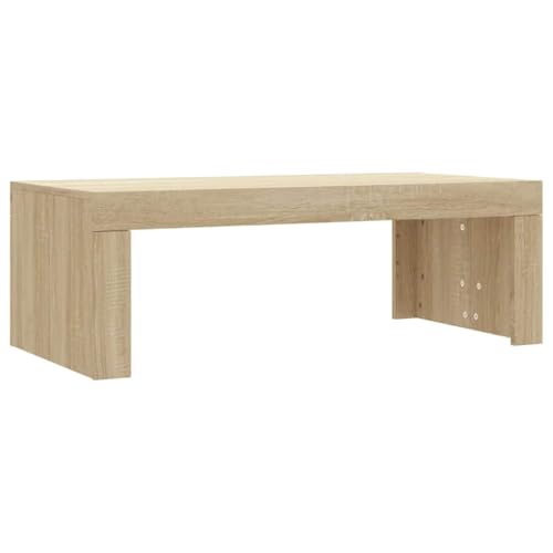 vidaXL Table Basse, Table d'Appoint Rectangulaire, Bout de Canapé, Meuble de Salon Salle de Séjour, Moderne, Chêne Sonoma Bois d'Ingénierie