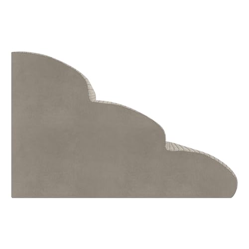 Hundetreppe 3 Stufen - 60 x 30 x 40 cm - rutschfest Weich für Kleine Hunde Haustiertreppe Stabil Sicher Komfortabel – Hergestellt in Polen (Streifen Beige)