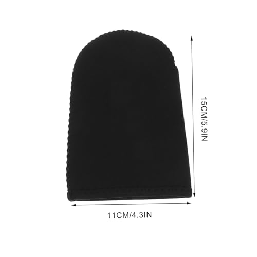 2 unidades de cubiertas térmicas para dedos de neopreno para calzado de ciclismo, running y senderismo; ideales para baños de hielo y clima frío, color negro miniatura 2
