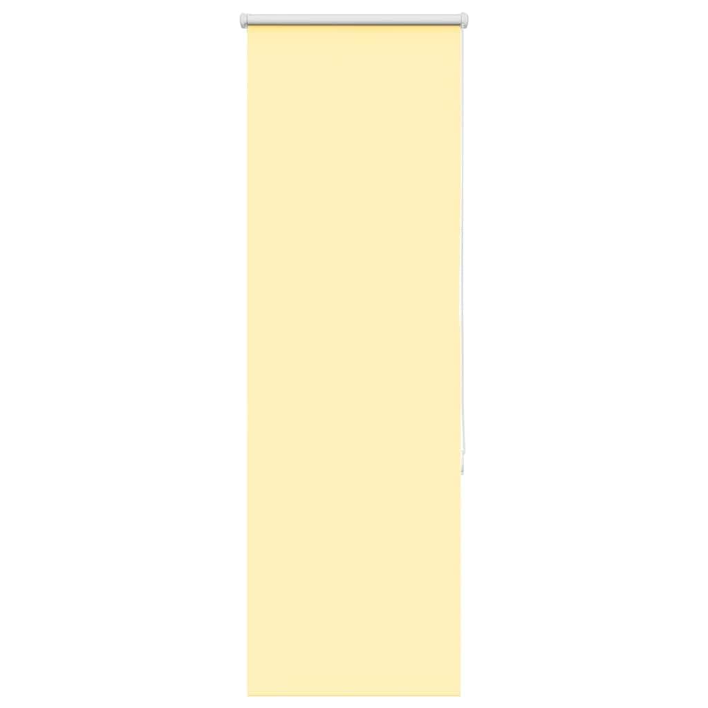 vidaXL Roller Blind Blackout Yellow 60x150 cm Fabric Width 55.7 cm Polyester, day and night blind, kitchen blind, blackout roller shade — image 1