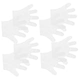 ETHZZLE 300pcs Dish Gloves Disposable Thickened Plastic Protective Food Grade Pe Mittens Lightweight One Size Fits All for Cleaning Industrial Construction Work Outdoor