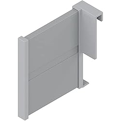 Blum 7952586 ORGA-LINE RAL 9006 - Distribuidor longitudinal (acero fino), color gris