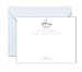 Personalized Baby Shower Thank You Cards – Custom Name Stationery for Girl, Boy, or Neutral – Newborn Gift Notes – Handmade Pack of 10 or 20 with Envelopes – Lemon Grace Co SKU BS-3175 FLAT