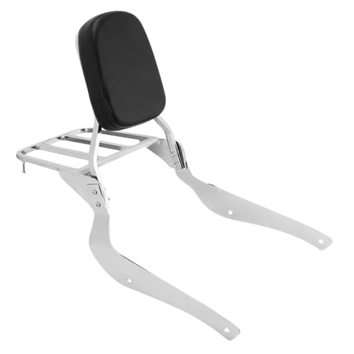 Dossier moto pour Volusia VL800 et Boulevard C50 sissy bar avec coussin de porte-bagages