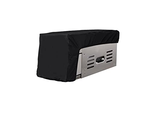 Covermates Classic Side Burner Cover – All-Weather Water-Resistant Outdoor Grill Side Shelf Protector with Elastic Hem, Heavy Duty Vinyl BBQ Protection, 13.5W x 23D x 12H, Black