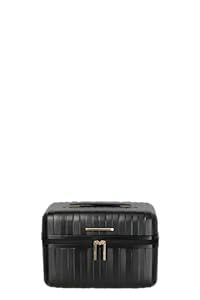 Travelite Beautycase Barbara Novelty, 37x27x22 cm, 19 L, 1, 2 kg, Stabiler Kosmetikkoffer Hartschale mit Organizer, Schultergurt & Trolley-Aufsteckfunktion