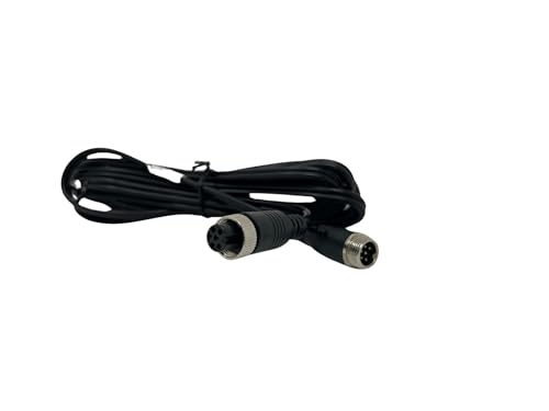 Image of Vehicle Dash Cam 6pin Video Extension Cord, 10ft - with Aeronautic Adapter for Backup Camera and AI Video Systems - Car Accessories - Compatible with RVs, Cars, Trucks, and Wireless Dash Cams