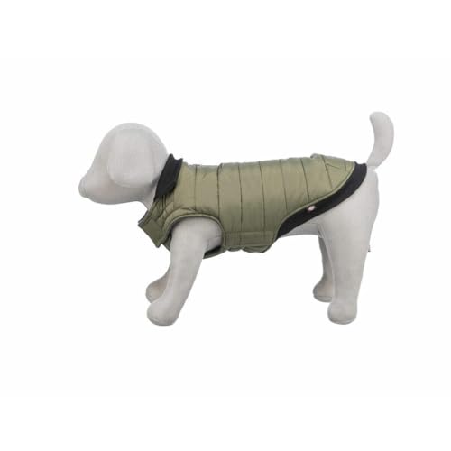 Arlay Mantel, Hundebekleidung für kleine Hunde, Größe S: 36 cm, Dunkelgrün
